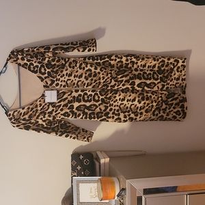Animal print dress
